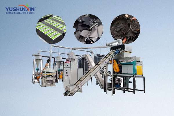 Instalación de una planta de reciclaje de baterías de litio