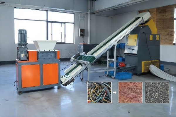 máquina de reciclaje de cables de cobre