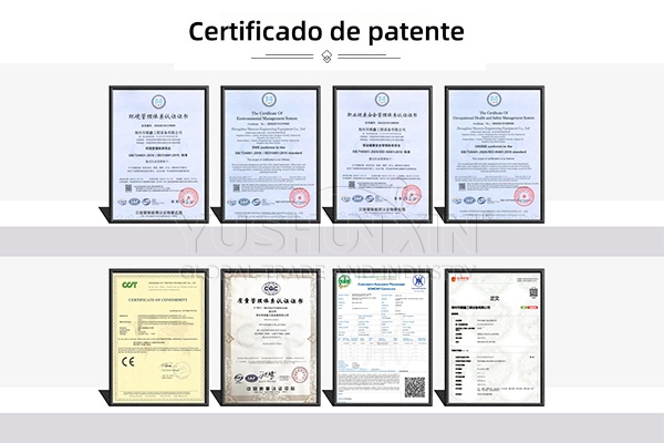 Certificación de patentes de líneas de reciclaje de baterías de litio