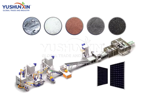 Costo de la planta de reciclaje mecánico de paneles solares